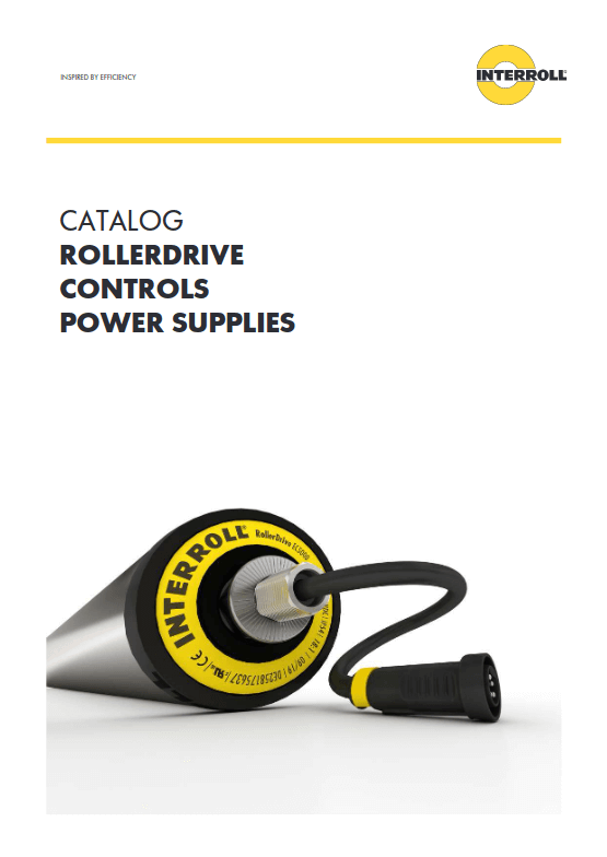 Rollerdrive, controls, power supplies; catalog INTERROLL