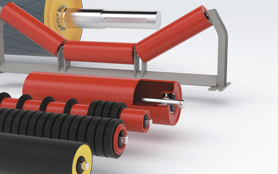Rulmeca Bulk Handling conveyor rollers